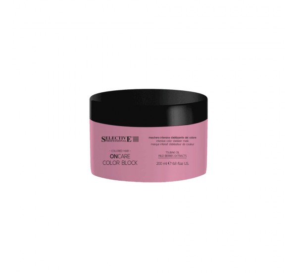 Маска за боядисана коса стабилизираща цветът на косата - Selective Professional OnCare Therapy Color Block Stabilizer Mask 200ml